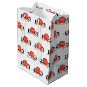 Baby Sneakers With Basketball Medium Gift Bag