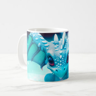 Baby Snow Dragon Coffee Mug