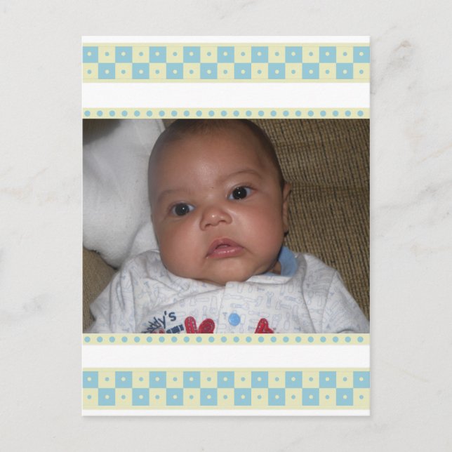 Baby Snower Thank You Postcards (Front)