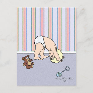 Baby Somersault Postcard