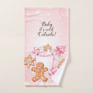 Baby son froid dehors serviettes