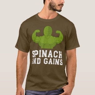 Baby Spinach Organic Spinach And Kale Vegetarian V T-Shirt