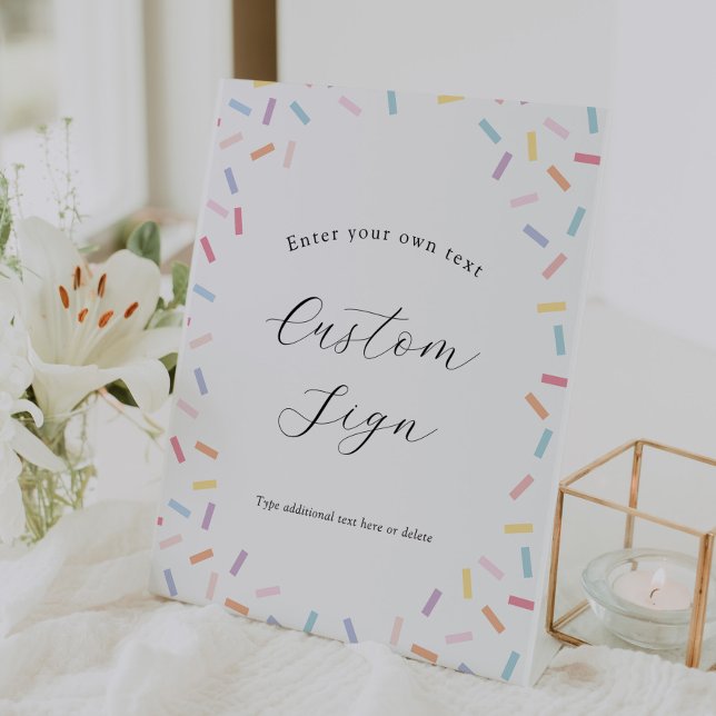Baby Sprinkle Custom Text Sign (Creator Uploaded)