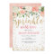 Baby Sprinkle Invitation Card Floral