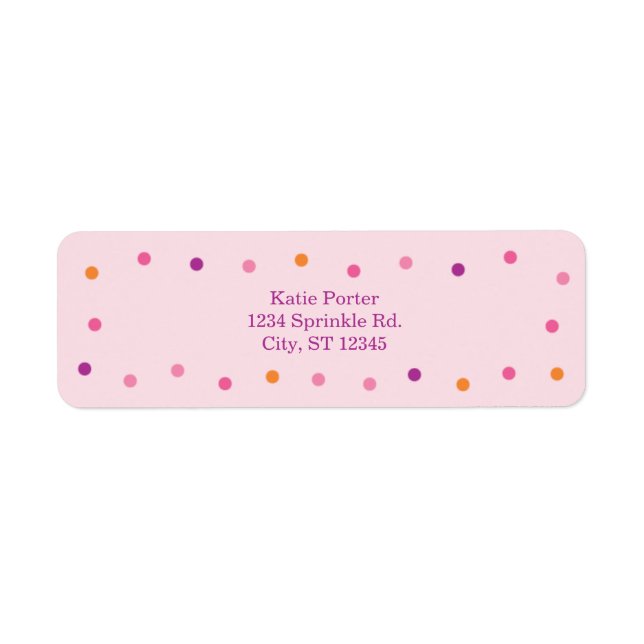 Baby Sprinkle Pink Girl Baby Shower (Front)