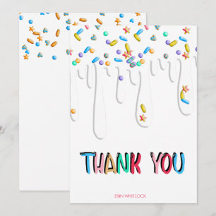 Baby Sprinkle  Thank You Card