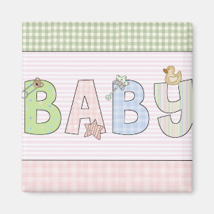 Baby- Square Magnets: Sweet Baby Collection Magnet