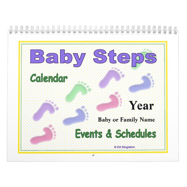Baby Steps Calendar for Baby & Family (Generic) (Cover)