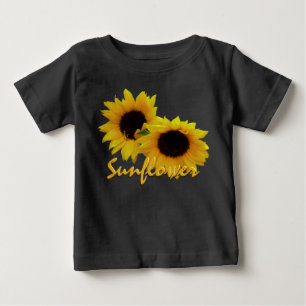 Baby Sunflower T-shirt Custom Sunflower T-Shirt