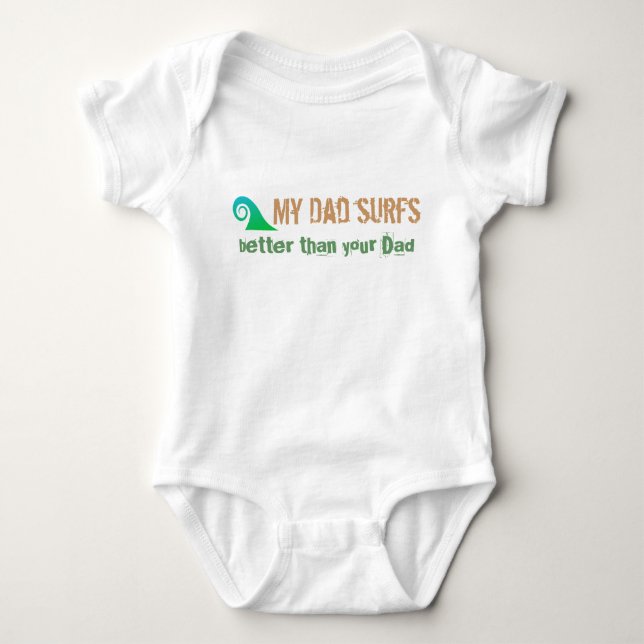 Baby Surfer Dad Tee (Front)
