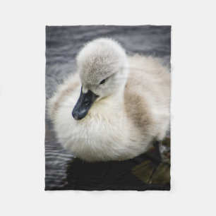 Baby Swan Cygnet Fleece Blanket