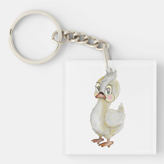 Baby Swan Keychain (Front)