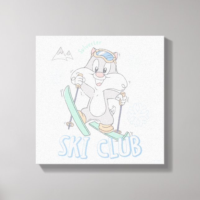 Baby SYLVESTER™ Ski Club Canvas Print (Front)