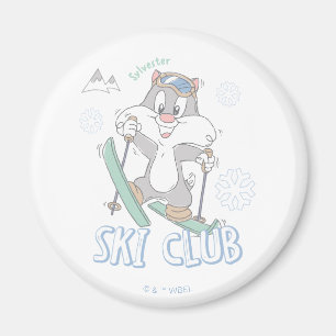 Baby SYLVESTER™ Ski Club Magnet