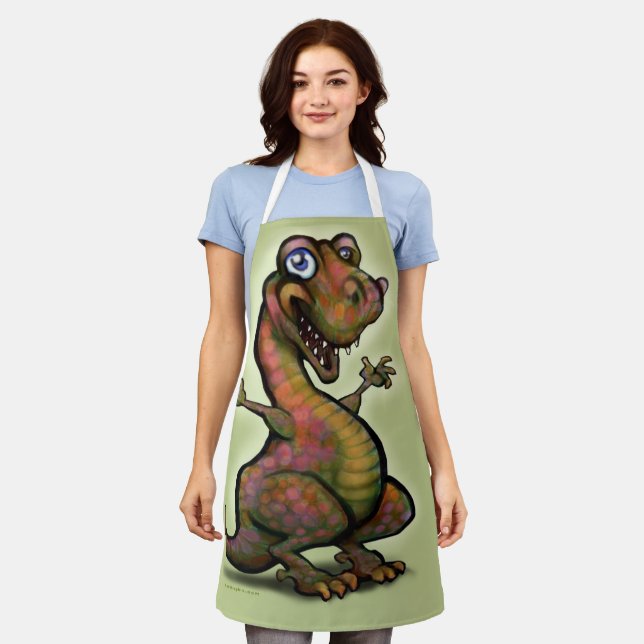 Baby T-Rex Apron (Worn)