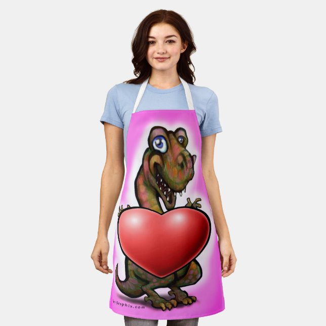 Baby T-Rex Apron (Worn)