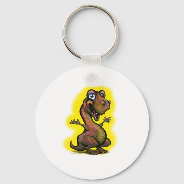 Baby T-Rex Keychain (Front)
