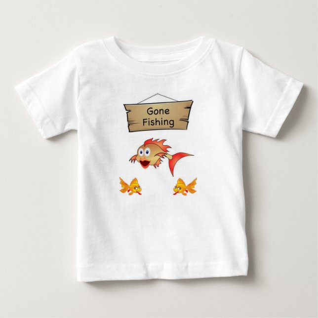 Baby T-Shirt Fishing (Front)