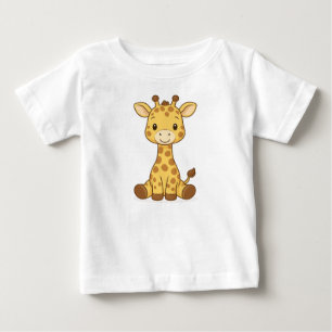 baby t-shirt, giraffe shirt, safari baby, jungle a T-Shirt
