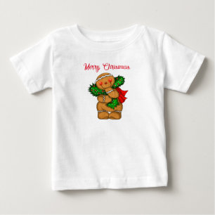Baby T-Shirt Holiday Gingerbread Person
