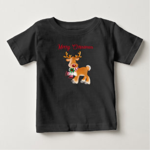 Baby T-Shirt Holiday Rudolph