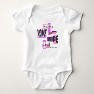 Baby t-shirt or one-piece. bodysuit