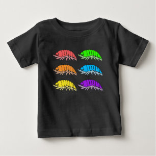 Baby T-Shirt - Rainbow Pill Bugs (vivid)