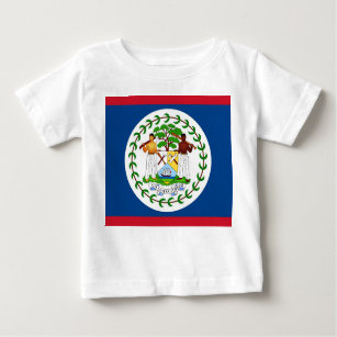 Baby T-Shirt with Flag of Belize