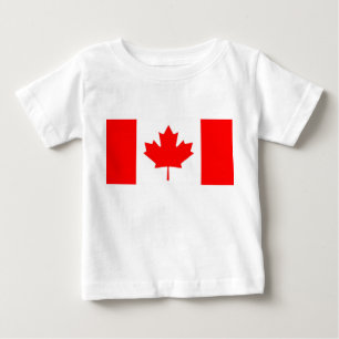 Baby T-Shirt with Flag of Canada