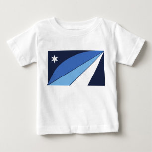 Baby T-Shirt with Flag of Columbia, SC