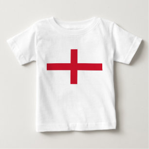 Baby T-Shirt with Flag of England