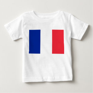 Baby T-Shirt with Flag of France