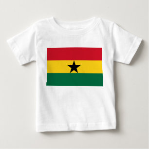 Baby T-Shirt with Flag of Ghana