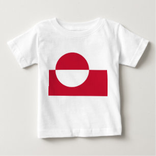 Baby T-Shirt with Flag of Greenland