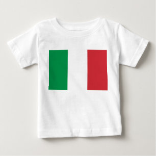 Baby T-Shirt with Flag of Italy