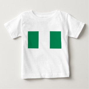 Baby T-Shirt with Flag of Nigeria