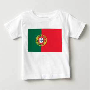 Baby T-Shirt with Flag of Portugal