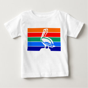 Baby T-Shirt with Flag of St. Petersburg