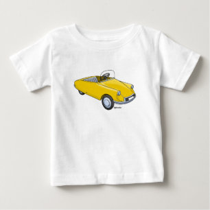 Baby t-shirt with image Citroën D staircase car