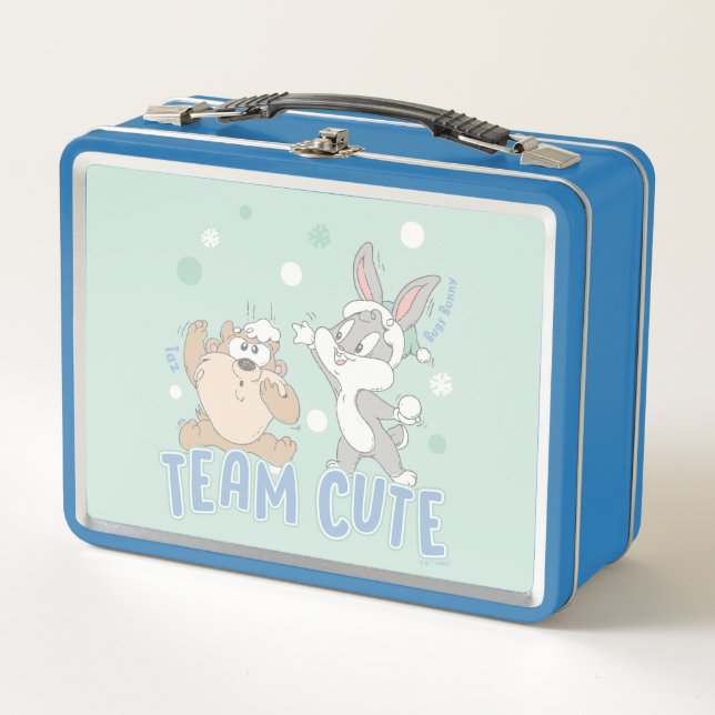 Baby TAZ™ & BUGS BUNNY™ Team Cute Metal Lunch Box (Front)