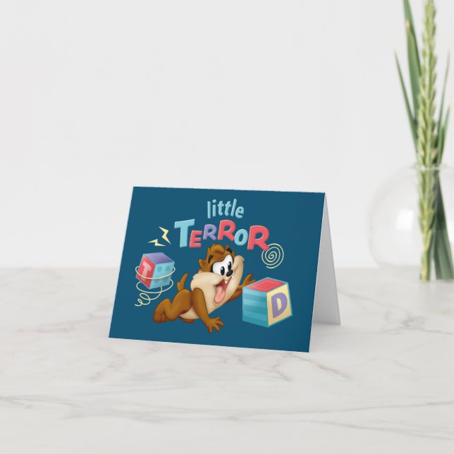 Baby TAZ™ | Little Terror Note Card (Front)
