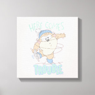 Baby TAZ™ Winter Ice Skating Canvas Print