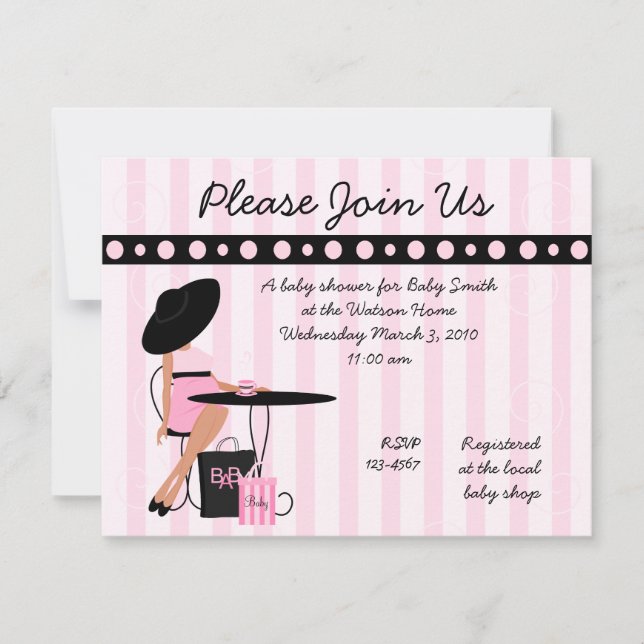 Baby Tea Invitation (Front)