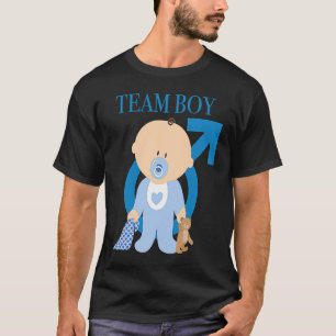Baby Team Boy Gender Reveal T-Shirt