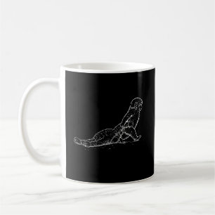 Baby Team Punch Monkey Line Art Coffee Mug