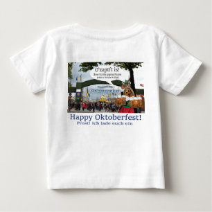 baby tee. Happy Oktoberfest! giraffe/girl T-Shirt