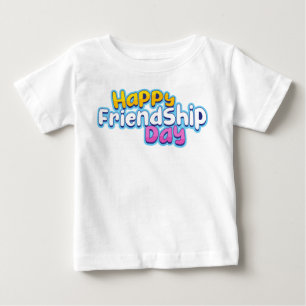 Baby Tee with "Happy Friendship Day" Logo