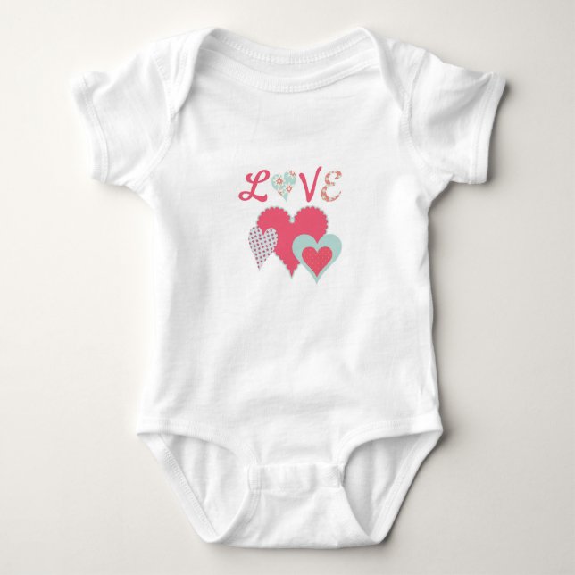 Baby Tee with hearts (Front)