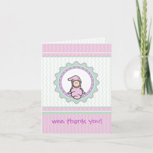 Baby Thank You Card - Easy to Customize