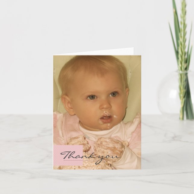 Baby Thank You Note Card (Front)